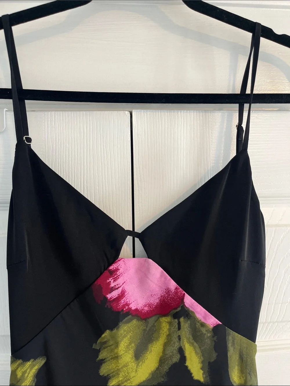NWT Abercrombie & Fitch Black Floral Dress
